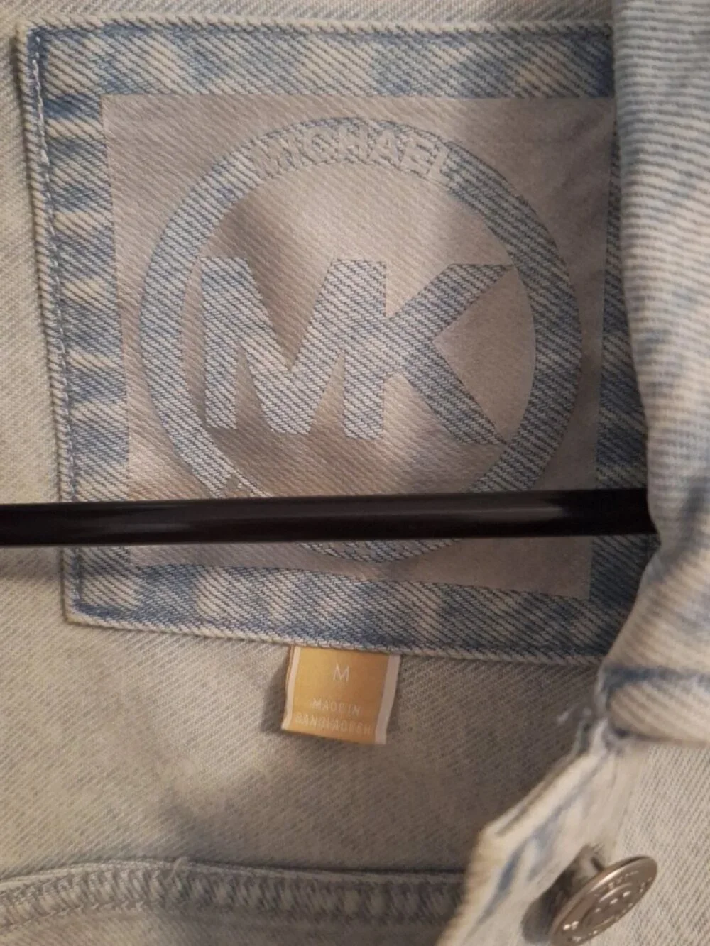 Beautiful light blue jeans jacket MK
